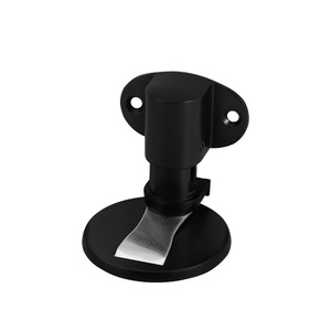 Aluminum Alloy Floor Mount Door Catch Magnetic Door Stopper For Bedrooms And Bathrooms Minimalist Design Easy Installation - Product Image 1
