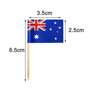 Коктейль, Канадская палочка, зубочистки, флаг Канады, флаги, флажки, маленькие мини-палочки, топперы для кексов - Product Image 3