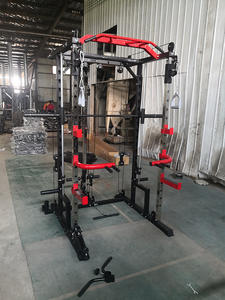 2021ที่มีคุณภาพสูงมัลติฟังก์ชั่สถานีเครื่อง Smith แร็คเพาเวอร์เทรนเนอร์ที่บ้านออกกำลังกายอุปกรณ์ออกกำลังกายหมอบแร็คยกน้ำหนัก - Product Image 4