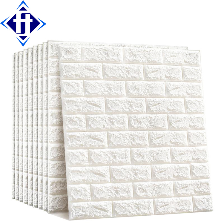 Home Decoration Brick PET Foam Wallpaper