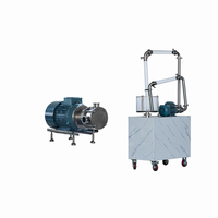Pompe de transfert basse pression pour grosses particules série RX, fonction auto-amorçante, impeller flexible, OEM, acier inoxydable 316L