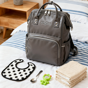 Sac à dos multifonction pour bébé et <span class=keywords><strong>maternité</strong></span>, fabriqué par le fabricant OEM, avec fermetures éclair renforcées, sans odeur, sac à langer de voyage - Product Image 5