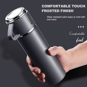 Biểu tượng tùy chỉnh Thermo cà phê Tea Cup công suất lớn với ba nắp dễ dàng mang theo chân không Flask Hot Thermo Mug - Product Image 6