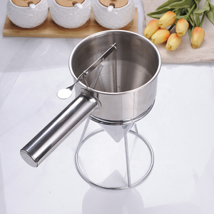 Embudo Dispensador de Metal Desmontable <span class=keywords><strong>para</strong></span> Cupcakes, Muffins, Pasteles y Takoyaki, <span class=keywords><strong>Utensilios</strong></span> de Cocina <span class=keywords><strong>para</strong></span> Hornear y Servir - Product Image 1