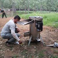 Industriële olijvenontpitter, -knijper en -extractor, enkelvoudige verwerking voor fruitpuree, capaciteit 20kg/u, 220V