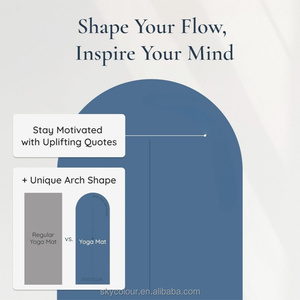 Tapete de Yoga Antideslizante con Diseño Antirrotura y Tapete de Caucho Natural Ecológico con Correa y Bolsa - Product Image 2