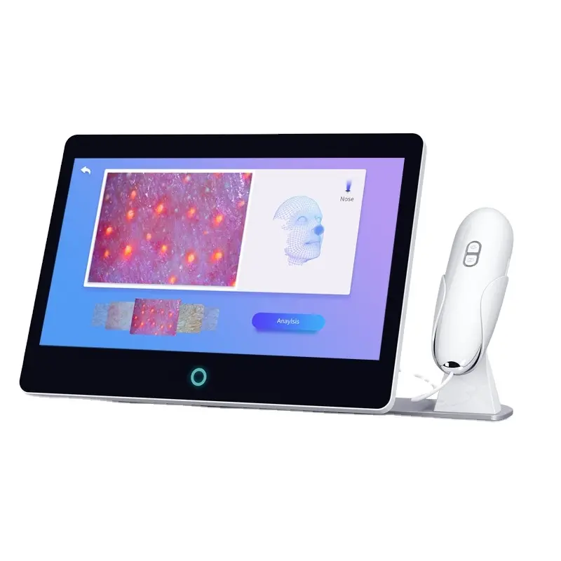 3D त्वचा परीक्षण विश्लेषक कैमरा त्वचा और बाल स्कैनर पोर्टेबल त्वचा विश्लेषक मशीन