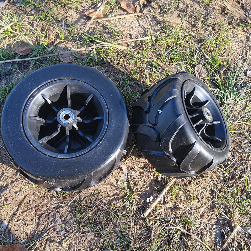 180mm Alloy PU Foam Racing Wheels