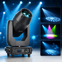 Projecteur LED motorisé 3-en-1 400W avec zoom, CMY, CTO, contrôle DMX512, IP33, Ra90, garantie 3 ans, faisceau blanc, spot, wash, pour scène et DJ