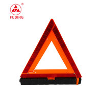 Kit d'avertissement d'urgence bande réfléchissante pour véhicule, Triangle d'avertissement à points