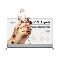 Écran tactile OLED transparent pour téléviseur en verre transparent d'usine, écran d'affichage de bureau auto-luminescent ultra-fin OLED transparent