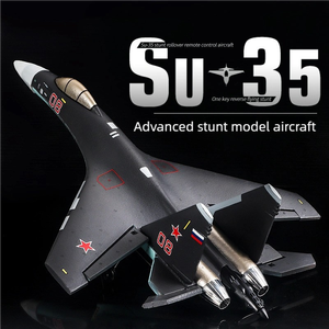 QF009ไฟท์เตอร์สี่ช่อง <span class=keywords><strong>Su35</strong></span>ไฟฟ้าโมเดลเครื่องบินบังคับโฟมแบบปีกคงที่เครื่องร่อน - Product Image 2