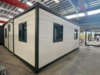 Maison préfabriquée pliable de luxe moderne de 40 pieds, étanche et extensible, pour usage en villa et hôtel