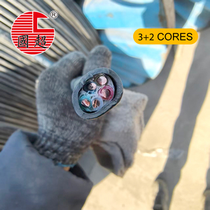 Kabel Daya Luar Ruangan Anti-Penuaan Standar GB Konduktor Tembaga Tahan Api YJV-0.6/1KV 3+2-Core 2.5mm²-6mm² [Tersedia] - Product Image 2
