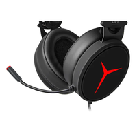 Untuk Lenovo Legion Start Y360 Headset Gaming berkabel dengan mikrofon sensitif desain ergonomis baru disegel