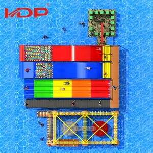 Hot Selling Kinderen Ninja Warrior Apparatuur Oceaan Thema Glijbaan En Ballenbad Indoor Speeltuin - Product Image 2