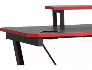Bureau de jeu en forme de K avec structure métallique pour poste de travail à domicile, table d'ordinateur pour chambre de <span class=keywords><strong>gamer</strong></span>, bureau d'e-sport à domicile - Product Image 5