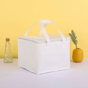 Vente en gros de sac à lunch d'isolation thermique en feuille d'aluminium non tissée conception de gâteau de tache sac de glace à emporter d'isolation fraîche étanche - Product Image 4