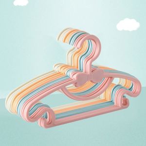 Multifunctional Single Tire Baby Clothes Cute <b>Plastic</b> Kids Hanger Clothing Organizer for Living Room - Product Image 1