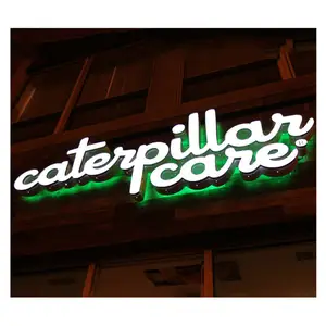 Waterproof Acrylic Letter For Outdoor Signs Led Channel Letter Light Wall Mounted Letter Box Custom Business Hours Led Open Sign