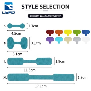 حجم كبير ذاتية اللصق سيليكون دوت تسميات الإدارة مخصص المطبوعة شعار نقطة هوك وحلقة تحديد الكابل - Product Image 6
