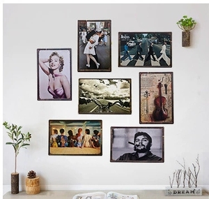 Décoration murale personnalisée en métal, style vintage campagnard, plaques décoratives rétro, affiches d'été, pour bars, maisons et chambres - Product Image 3