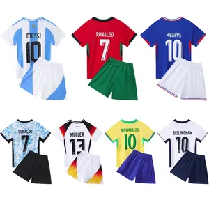 24-25 Cheapest Official National Teams Wholesale Football Uniform Breathable Soccer Jersey for Fans