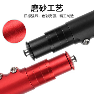 Elevador de manillar para bicicleta de montaña, 25,1-26,5mm, 31,8mm, accesorio de metal mecanizado CNC de alta resistencia - Product Image 1