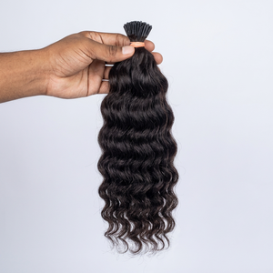 Extensions de cheveux indiens Remy I-Tip à double trame tissée, fixation par clip, 100g, toutes couleurs - Product Image 1