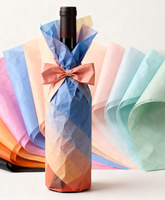 Transparence papier de couleur unie Version coréenne papier d'emballage étanche Bouquet de fleurs matériel papier PE