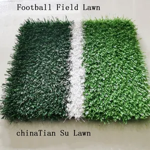 High Durable Bi-Color Artificial Grass Synthetic Turf 2m Roll Width For Outdoor Soccer Fields Football Flexible PP Material