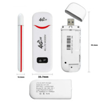 Carte Internet externe USB sans fil 4G LTE haute vitesse avec débit de transmission de 150 Mbps, compatible avec les ordinateurs portables, la connectivité Wi-Fi automobile