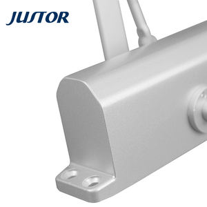 JUSTOR Porte d'évasion d'hôtel Cadre en aluminium Porte <span class=keywords><strong>165</strong></span>*19 Light Duty 65KG Ferme-porte automatique hydraulique - Product Image 5