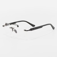Montures de lunettes de vue sans monture à double pont en bois, magnétiques, progressives, multifocales, pour cuisine, vente en gros en Chine