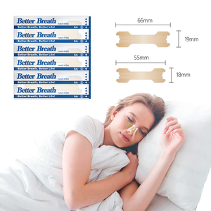 Tiras Nasales Breathe Right con Logotipo Fabricado, Tamaño Grande, Alivio de Ronquidos, Tira Nasal Transparente para Dormir - Product Image 2