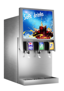 Yuan Yin Post Mix minuman minuman karbonasi Dispenser 3 rasa mesin air mancur <span class=keywords><strong>Soda</strong></span> Cola membuat fungsi pendinginan 220V - Product Image 2