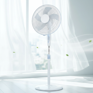 <span class=keywords><strong>Ventilateur</strong></span> sur pied oscillant InfiniPower 2026 de 16 pouces, 3 vitesses réglables, pour usage intérieur et dortoir - Product Image 1