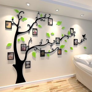 Tree Wall Decor Photo <b>Frame</b> Set 3D Wall Mounted <b>Picture</b> Display Home Bedroom Living Room Decor - Product Image 1