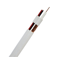 Cable Coaxial de Cobre/CCS RG59+2 Núcleos y 3 Núcleos para Cámaras de CCTV, Sistemas de Energía y Comunicación
