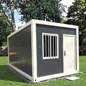 Cabina de Oficina Temporal Móvil FLKT, Casa Contenedor Plegable Prefabricada Modular Lista para Usar - Product Image 2