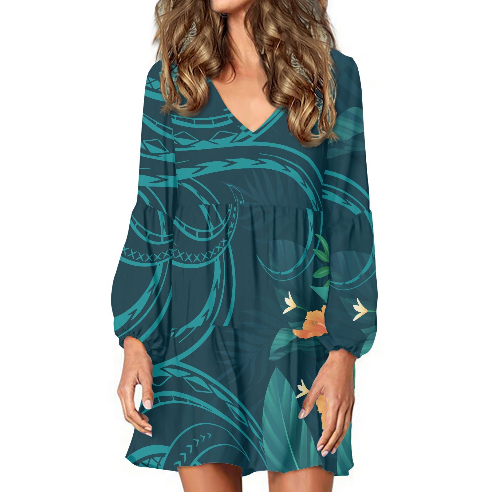 Chic Styles and Comfort in long hawaiian dress with sleeves for Trendy Women