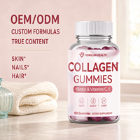 Gummies de collagène OEM pour la santé de la peau, des ongles et des cheveux – Produits de beauté pour adultes contenant du collagène et de la biotine