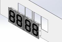 Module d'affichage numérique à sept segments pour extérieur/intérieur, IP65, garantie 3 ans, personnalisable OEM, pour salles d'exposition et d'éducation - Vente Flash