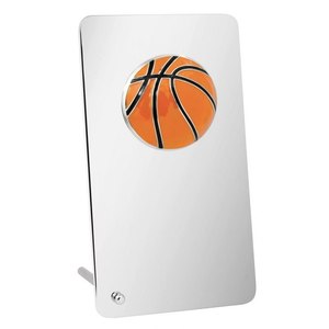 Panier en métal brillant avec plaque, 88x160 mm, imprimé UV, en MDF et bois, pour récompenses, salons professionnels et cadeaux d'accueil - Product Image 3