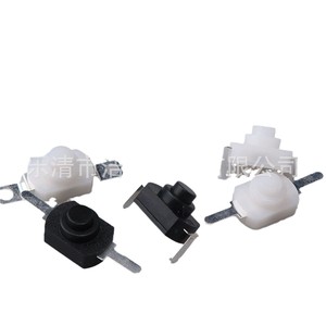 Interrupteur à bouton-poussoir autobloquant Jieyue 12x8mm, boîtier en plastique, borne à souder, anti-poussière IP40 - Product Image 4