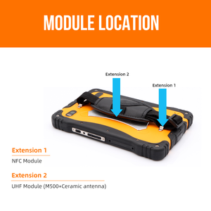 HUGEROCK T70EX Grosir ATEX <span class=keywords><strong>7</strong></span> inci 10000mAh Tahan Air Ip67 1000nit Dapat Dibaca di Bawah Sinar Matahari Pembaca Nfc Pemindai Tablet PC Android Tangguh - Product Image 4