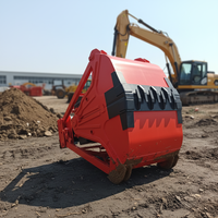 Motor de Grúa Hidráulica ACME de Alta Calidad, Certificado ISO, Material Q345, Garra de 2-6 Toneladas, para Excavadoras de 30T, Apertura Máxima de Mandíbula 880mm
