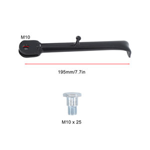 Soporte Lateral con Resorte para Motocicleta <span class=keywords><strong>Mini</strong></span> Bike de 195 mm, Repuesto para <span class=keywords><strong>Coleman</strong></span> CT200U BT200X - Product Image 2