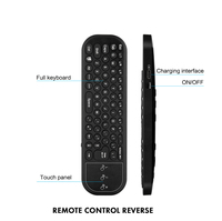 G60S PRO Voice Air Mouse 2.4G sans fil + BT5.0 pour Android TV Box PC télécommande rétro-éclairage Mini clavier avec pavé tactile