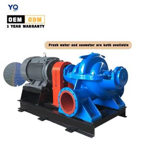 Pompe à eau électrique à double aspiration horizontale à carter divisé, facile d'entretien, pour l'irrigation des terres agricoles - Product Image 1